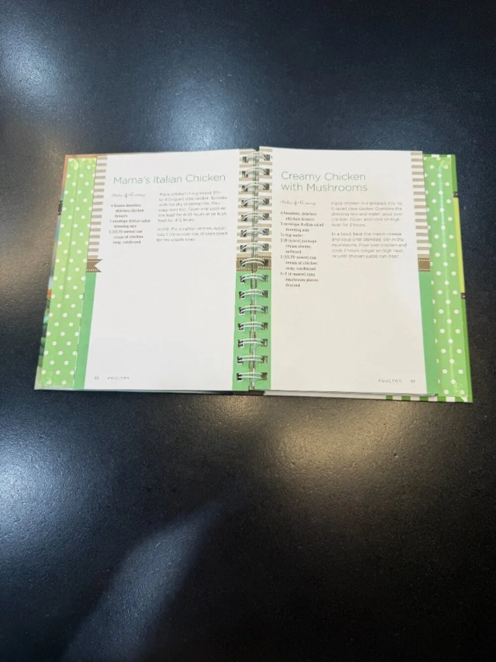 200 Slow Cooker Creations Recipes Cookbook Spiral Bound Color Pictures